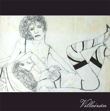 Disegno intitolato "Girls" da Pablo Villaizán, Opera d'arte originale