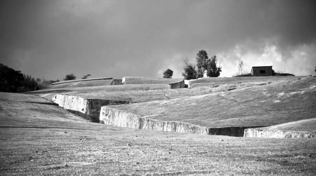 Fotografia intitolato "Il cretto_2009" da Vincenzo Barilari, Opera d'arte originale