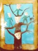 Peinture intitulée "Tree 3" par Christiane Van Marsenille, Œuvre d'art originale, Huile
