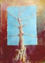 Peinture intitulée "Tree 4" par Christiane Van Marsenille, Œuvre d'art originale, Huile