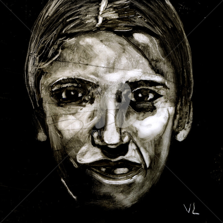 Картина под названием "Woman" - Vincent Lignereux, Подлинное произведение искусства, Масло