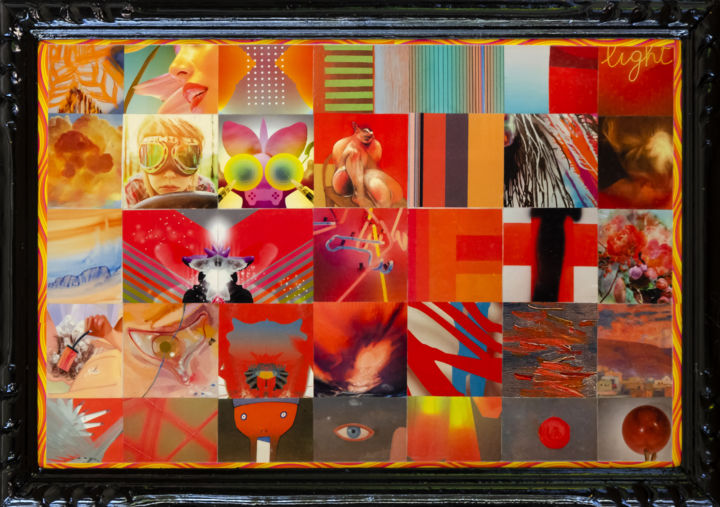 Collages intitulée "collage#5" par Vincent Sébart, Œuvre d'art originale, Collages Monté sur Carton