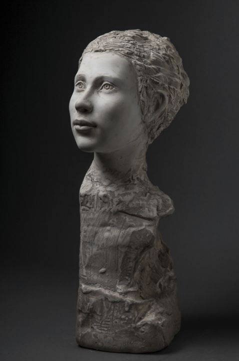 Sculpture intitulée "Camille" par Vincent Vergone, Œuvre d'art originale, Céramique