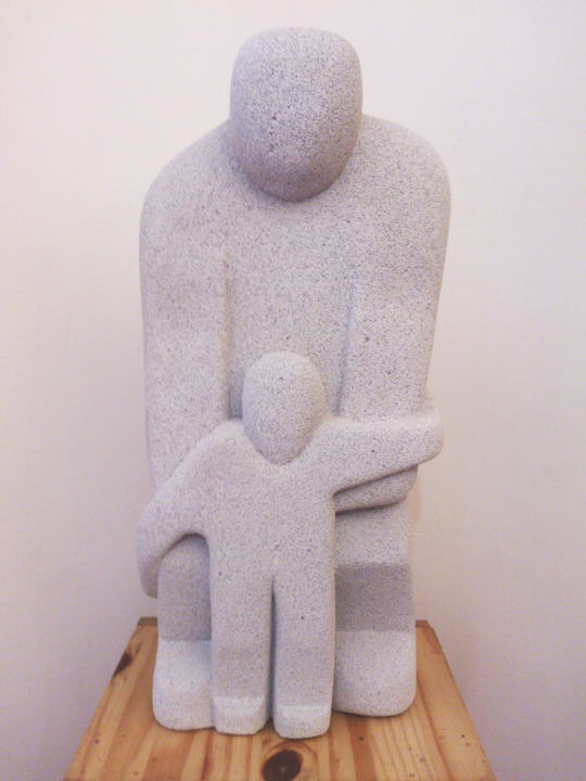 Sculpture titled "PADRE" by Vincent Cassagne, Original Artwork, Other