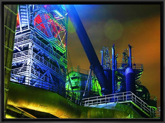 Digital Arts titled "Landschaftspark" by Vincent Duwald, Original Artwork