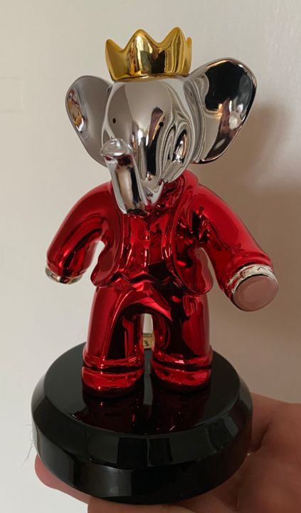 Sculpture intitulée "Sculpture Babolex 1…" par Vincent Faudemer, Œuvre d'art originale, Résine