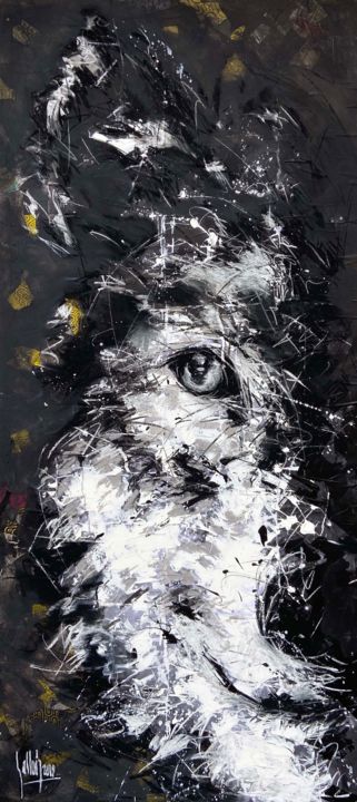 Painting Artiste Art Animal Loup, Painting by Vincent Gallois (Art Animal)  | Artmajeur