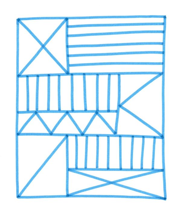 Dessin intitulée "Sans titre 5" par Vincent Lorin Guerrero, Œuvre d'art originale, Marqueur