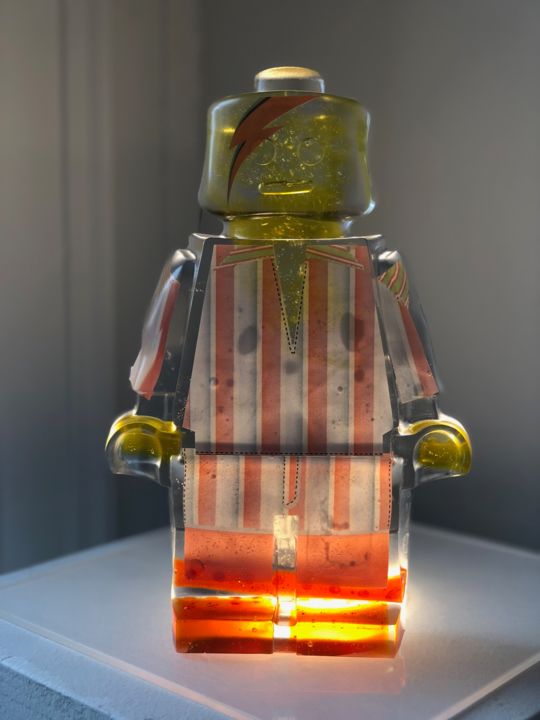 Sculpture titled "legoclusion N°30" by Vincent Sabatier (VerSus), Original Artwork, Mixed Media