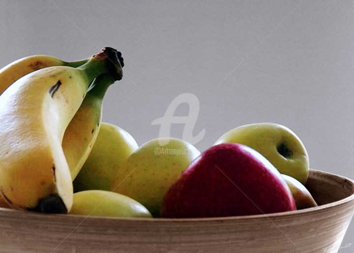Photographie intitulée "Coupe 2 fruits" par Thibault Vincent, Œuvre d'art originale, Photographie numérique