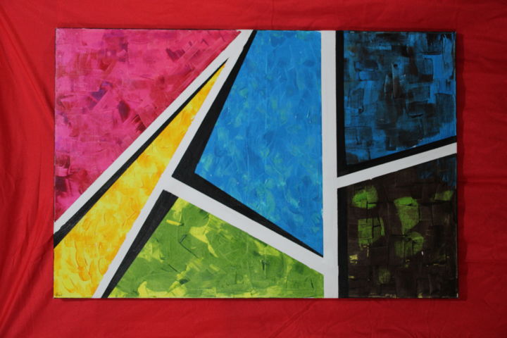 Pittura intitolato "Raggio di Sole" da Scafato, Opera d'arte originale, Acrilico