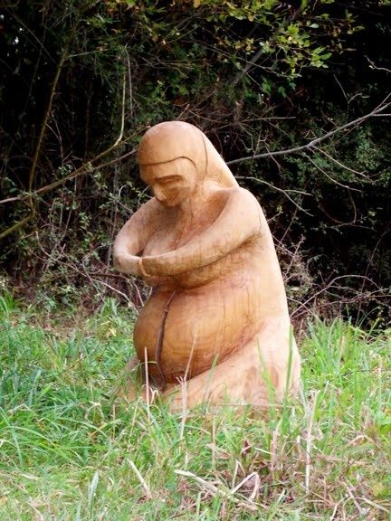 Sculpture intitulée "Maternité" par Vincent Tétu, Œuvre d'art originale