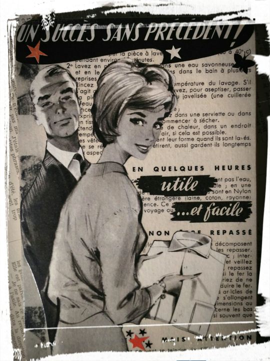 Photography titled "le-couple-60s.jpg" by Vintage Daily Art, Original Artwork