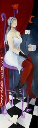Картина под названием "167-2003" - Viola Di Massimo, Подлинное произведение искусства, Масло