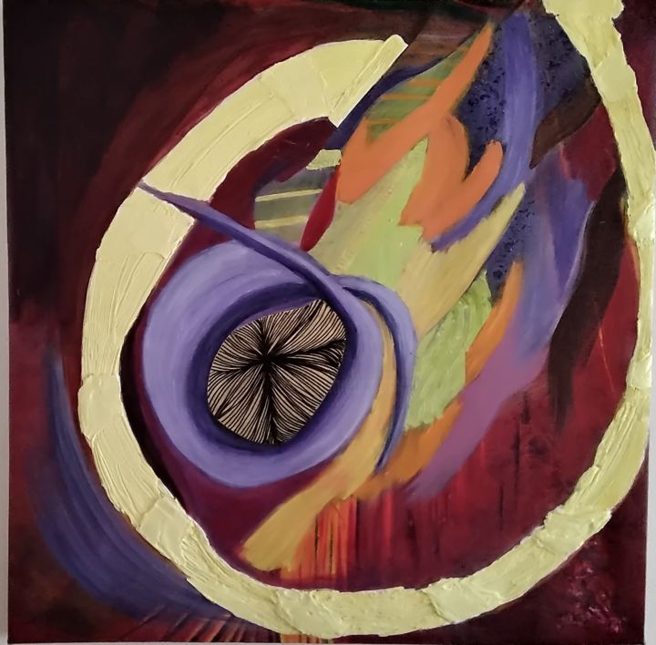 Painting titled ""Alpha & Omega"" by Sonia Arana, Original Art, Acrylic