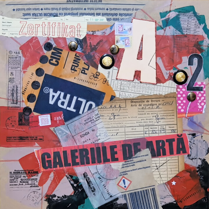 Colagens intitulada "About You, no 2" por Viorel Florin Costea (DadaVFC), Obras de arte originais, Colagens