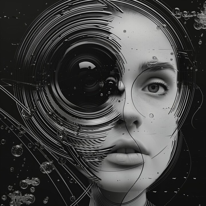 Arts numériques intitulée "absolution #1" par Virgil Quinn, Œuvre d'art originale, Image générée par l'IA