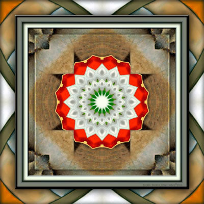 Arts numériques intitulée "Mandala" par Virgil Beceru, Œuvre d'art originale