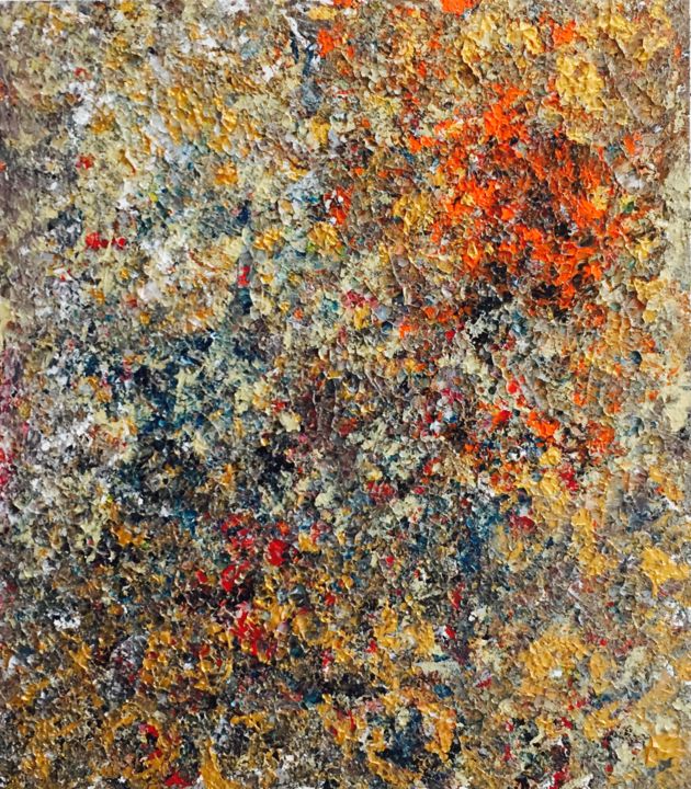 Painting titled "Explosão" by Virgilio Ozelami, Original Artwork