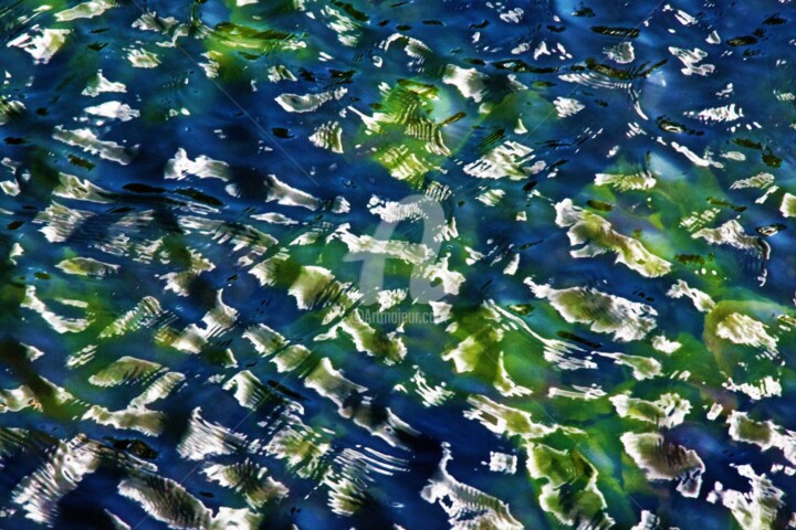 Fotografia zatytułowany „Nager dans les coul…” autorstwa Virginie Dartois, Oryginalna praca, Fotografia cyfrowa