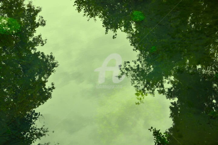 Photographie intitulée "Eaux vertes" par Virginie Dartois, Œuvre d'art originale, Photographie numérique
