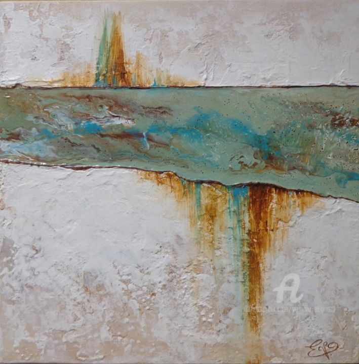 Pittura intitolato "abstract 1" da Virginie Etignard, Opera d'arte originale, Acrilico