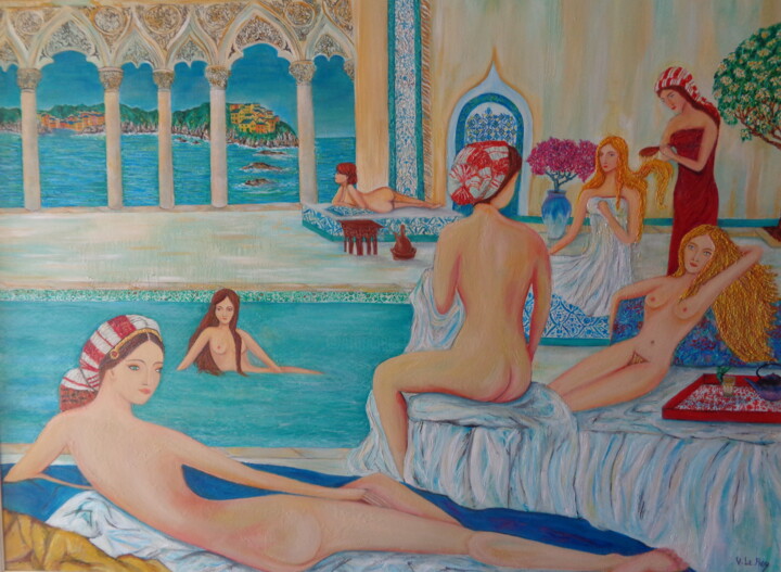 Painting titled "Liberté des femmes…" by Virginie Le Roy, Original Artwork