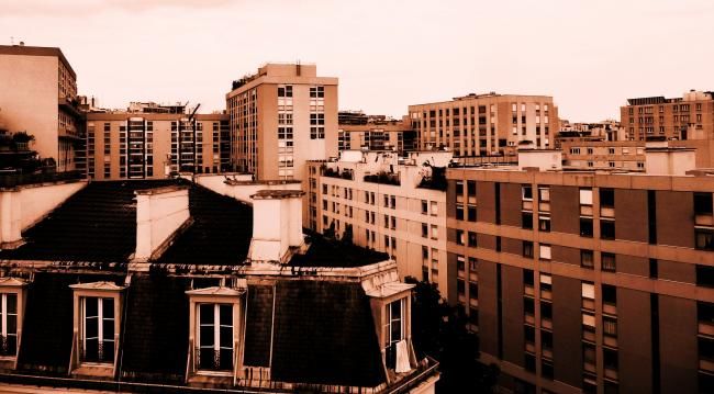 Photography titled "THE ROOFS 2 PARIS" by Virginie Banas, Original Artwork