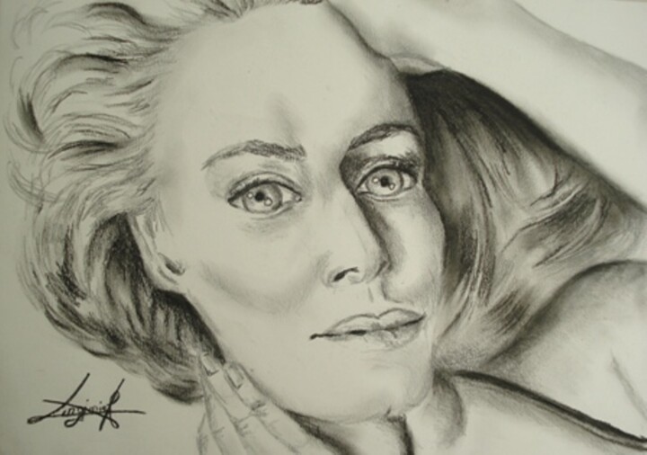 Drawing titled "O temps-suspends-to…" by Virginier, Original Artwork, Pencil