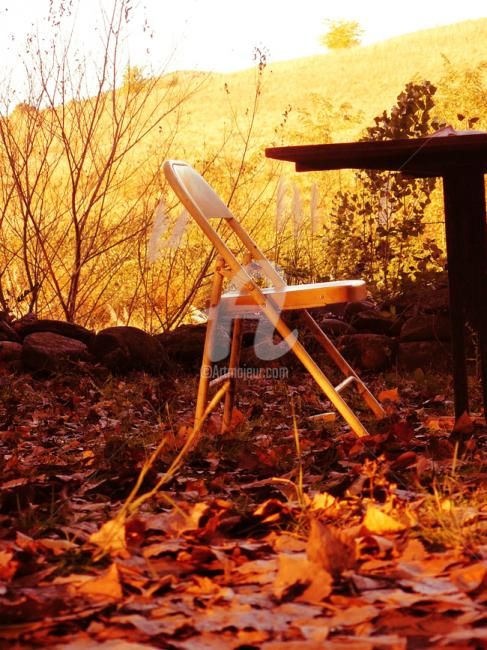 Fotografía titulada "Otoño San Miguel" por Virginia Massel, Obra de arte original,