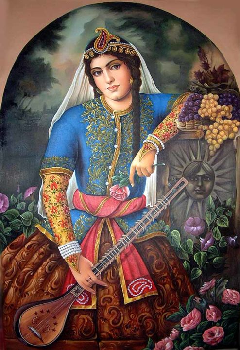 Peinture intitulée "Queen" par Vishal Gurjar, Œuvre d'art originale, Acrylique