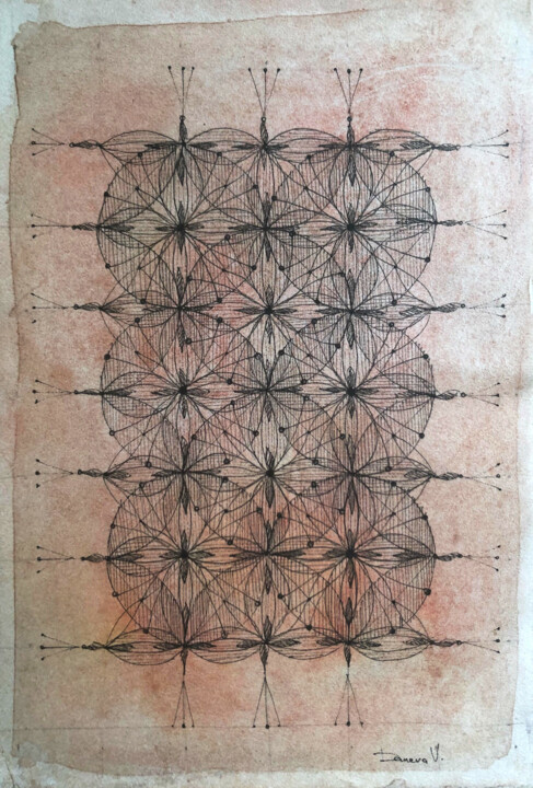 Zeichnungen mit dem Titel "00068-13x19-cm-vita…" von Vita Daneva, Original-Kunstwerk, Tinte