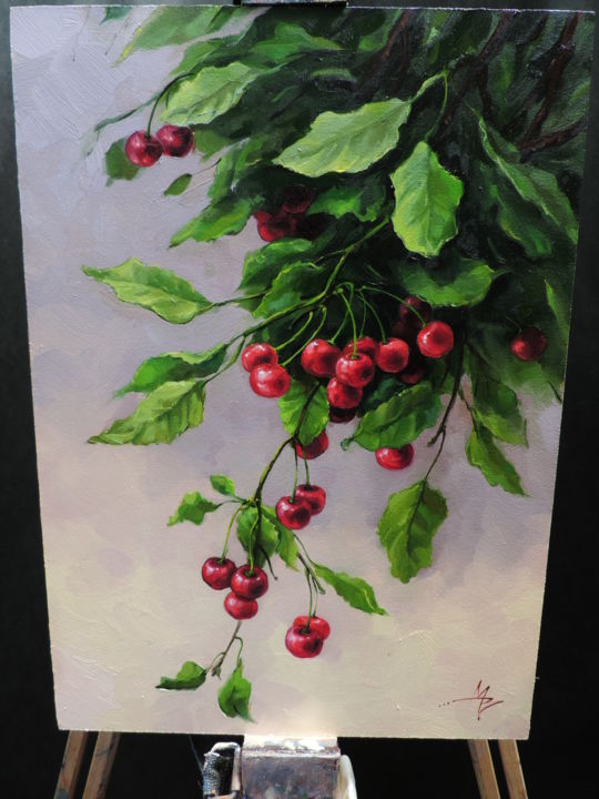 Картина под названием "" Fresh merry"" - Vitalii Mykhailyshyn, Подлинное произведение искусства, Масло