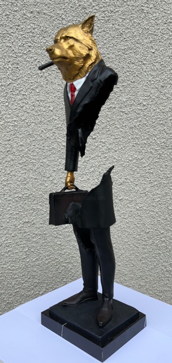 Скульптура под названием "Boss" - Vitaliy Semenchenko, Подлинное произведение искусства, Бронза