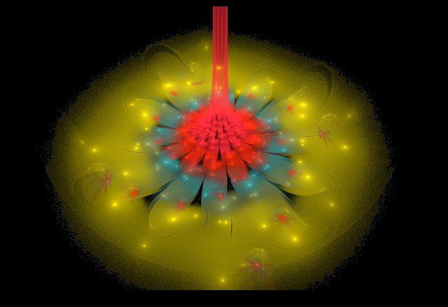 Arte digitale intitolato "fractal flower 3" da Blenqui, Opera d'arte originale, Lavoro digitale 2D