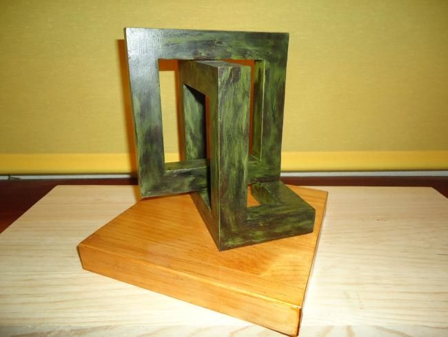 Sculpture intitulée "laberinto verde" par Vitolo, Œuvre d'art originale