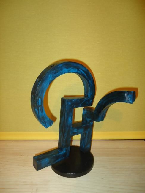 "caballo in blue" başlıklı Heykel Vitolo tarafından, Orijinal sanat
