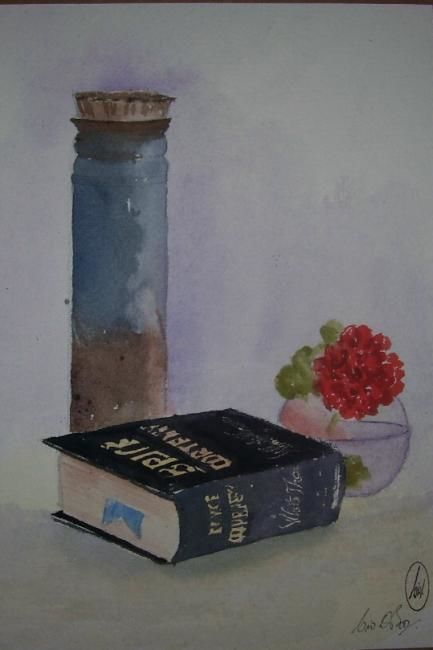 Painting titled "Spahetti jar and Br…" by Viv De Boo, Original Artwork