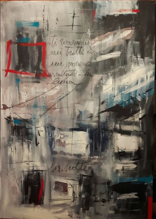 Peinture intitulée "Ti riconosco... la…" par Irpinian Art Gallery (Viviana Miele), Œuvre d'art originale, Acrylique