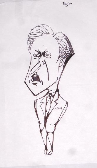 Drawing titled "Frazier" by Viviano, Original Artwork