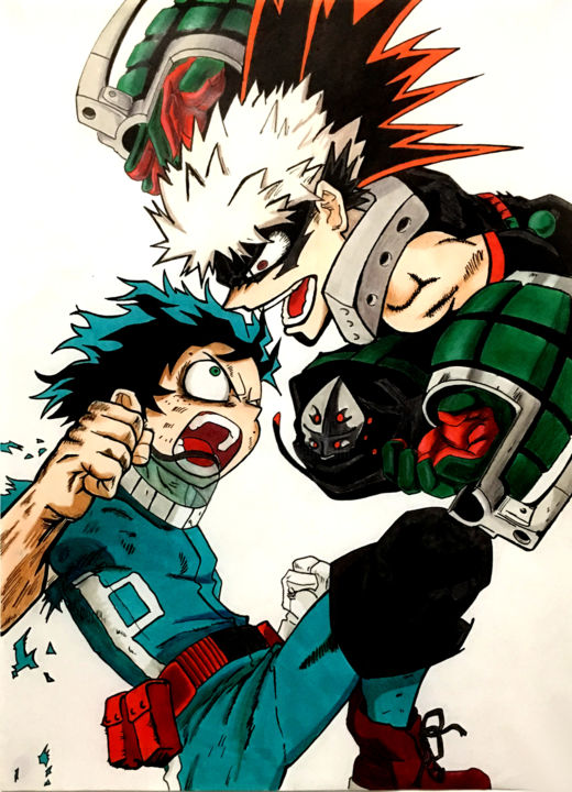 dessin manga my hero academia