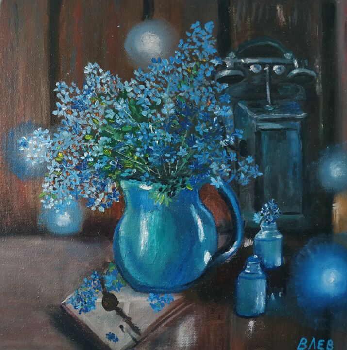 Painting titled "Летняя веранда" by Vlada Levkina, Original Artwork, Oil