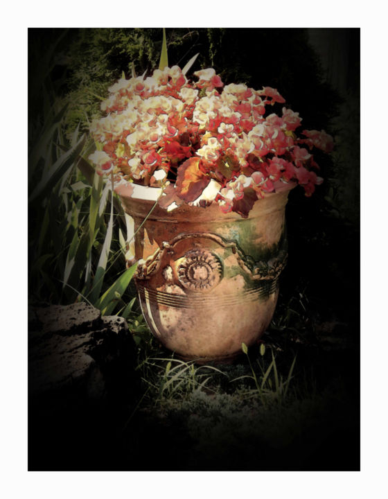 Photographie intitulée "Vase d'Anduze (Souv…" par Théo Golb, Œuvre d'art originale