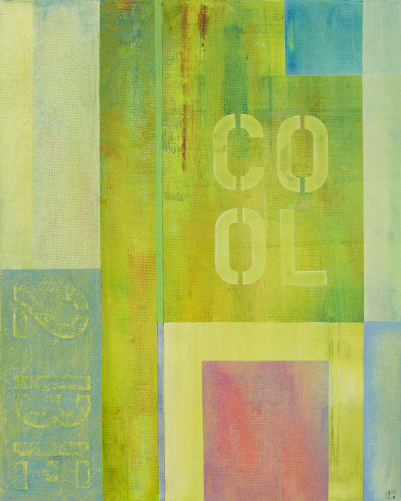 Peinture intitulée "2 BE COOL" par Théo Golb, Œuvre d'art originale, Acrylique