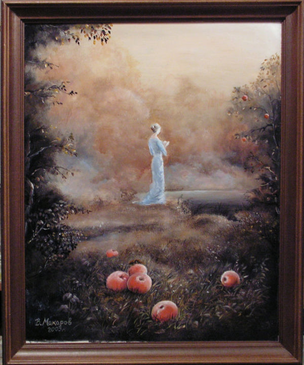 Картина под названием "Элегия" - Владимир Макаров, Подлинное произведение искусства, Масло