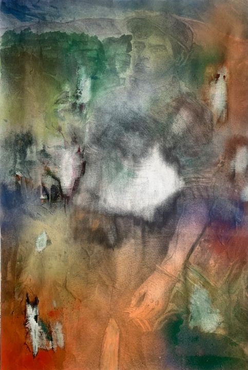 Painting titled "Harvest 1" by Vladimir Paun-Vrapciu, Original Art, Acrylic