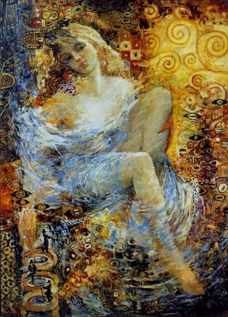 Картина под названием "Summer" - Vladimir Petriv, Подлинное произведение искусства, Масло