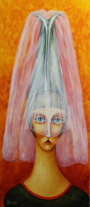 Картина под названием "AU HENNIN" - Vladimir Pronkin, Подлинное произведение искусства, Масло