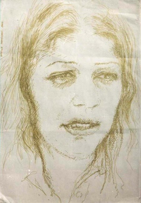 Drawing titled "Rita" by Vladimir Shahinyan, Original Artwork