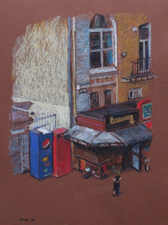 ""On Kontraktova Squ…" başlıklı Tablo Vladislav Zdor tarafından, Orijinal sanat, Pastel